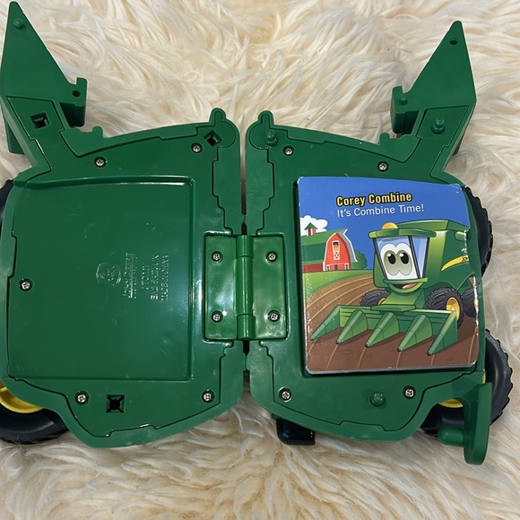 John Deere Green Tractor Toy and Book - Picture 5 of 7